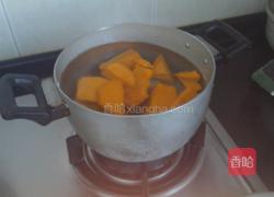 南瓜块甜汤的做法图解2