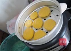 烫糯米粉南瓜蒸饼的做法图解9