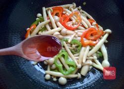 彩椒耗油海鲜菇的做法图解10