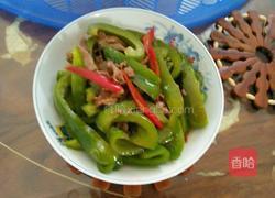双椒炒牛肉的做法图解6