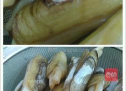 盐蛏干的做法图解2