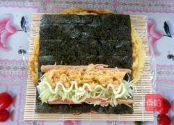鸡蛋紫菜卷的做法图解7