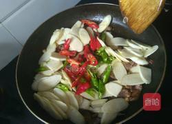 茭白炒牛肉的做法图解10