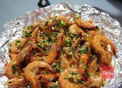 蒜蓉烤基围虾的做法图解5