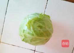 炝炒圆白菜的做法图解1