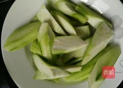 丝瓜炒肉丝的做法图解2