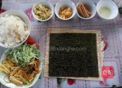 奶香里卷蔬菜寿司的做法图解1