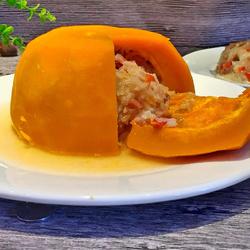 南瓜糯米饭的做法[图]