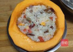 南瓜糯米饭的做法图解4