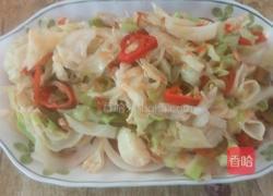 凉拌酸辣包菜的做法图解6