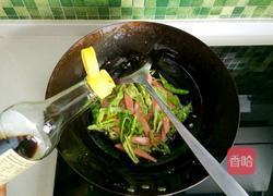 青椒火腿炒蛋的做法图解8