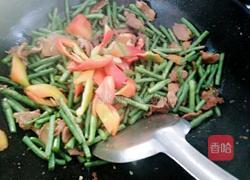 豇豆炒肉片的做法图解9