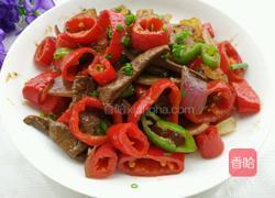 辣炒猪肝尖的做法图解9