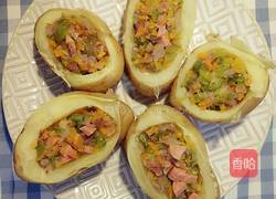 趣味蒸土豆的做法图解8