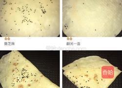 【10分钟早餐】之一 「芝麻鸡蛋饼」的做法图解4