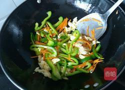 青椒胡萝卜炒鸡蛋的做法图解7