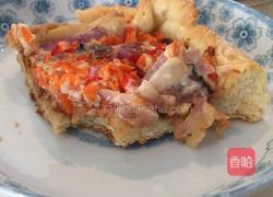 腊肉蔬菜披萨的做法图解6