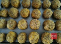 南瓜糯米芝麻团的做法图解2