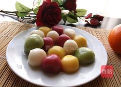 彩色汤圆的做法图解8