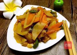 胡萝卜土豆肉片的做法图解9