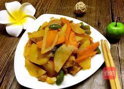 胡萝卜土豆肉片的做法图解10