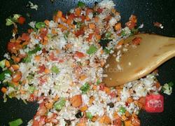多彩炒饭的做法图解5