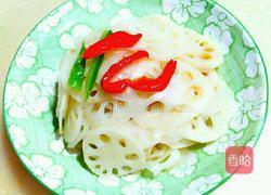 酸甜藕片的做法图解4