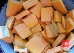 南瓜玉米青椒饭的做法图解3