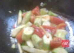丝瓜西红柿汤的做法图解4