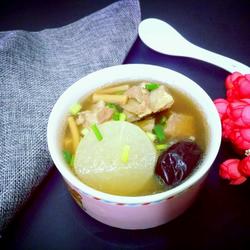 白萝卜扇骨汤的做法[图]