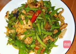 肉片炒长豆的做法图解7