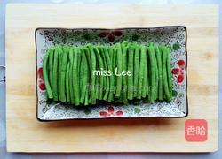 蒜蓉麻汁豇豆的做法图解4