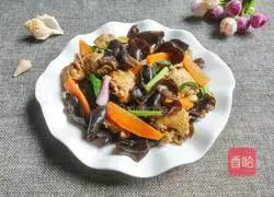 Illustration of how to make fried chicken with fungus 8