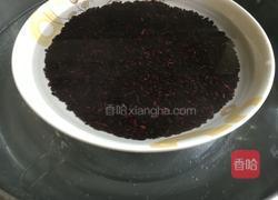 鲜奶黑糯米的做法图解2