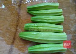 凉拌秋葵的做法图解1