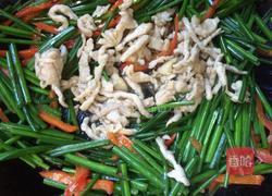 韭菜苔炒肉的做法图解10