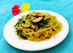 香菇青菜炒粉