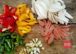 彩椒炒杏鮑菇的做法圖解2