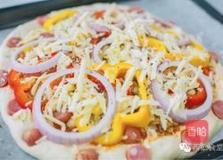 黑椒鸡肉披萨的做法图解11