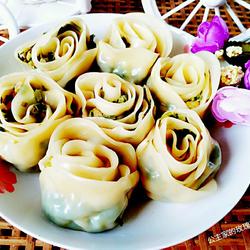 玫瑰花饺子的做法[图]