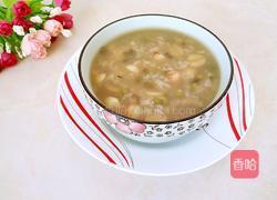 莲子绿豆粥的做法图解5