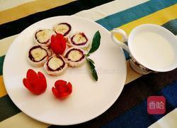 土司紫薯香蕉卷的做法图解5