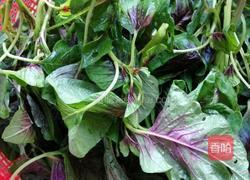 油水紫苋菜的做法图解2