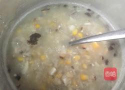 香菇玉米咸蛋粥的做法图解8