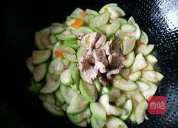 瓠瓜炒肉的做法图解4