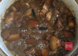 红烧肉炖干蘑菇的做法图解5