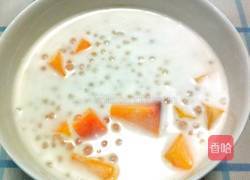 椰浆黄桃西米露的做法图解9