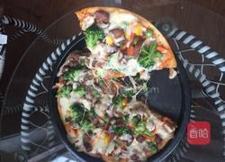 牛肉粒时蔬披萨的做法图解11