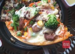 牛肉粒时蔬披萨的做法图解12