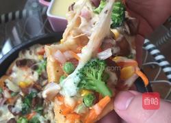 牛肉粒时蔬披萨的做法图解13